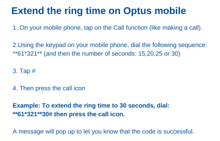 Fix Copy of Optus call time 1