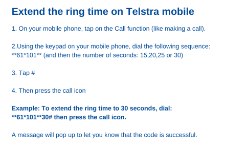 Fix Telstra call time 1