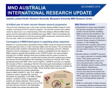 MND Australia Research Update Dec 2018