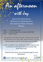 High Tea at Ashdon B&B for MND